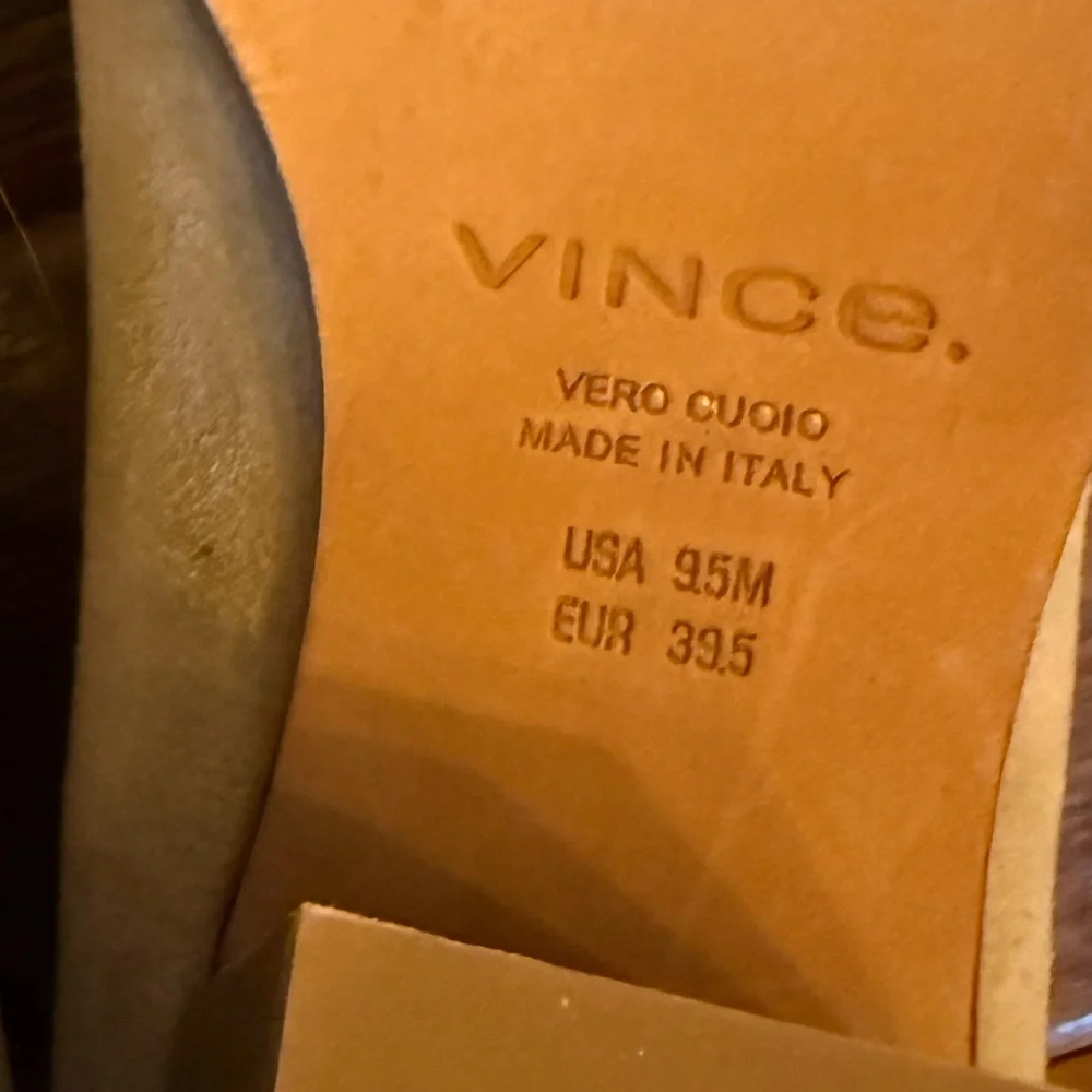 Vince Light Tan Ankle Booties